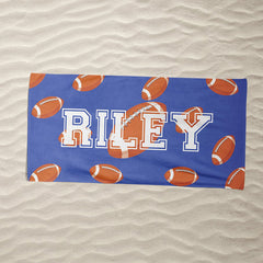 Lofaris Personalized Balls Sports Party And Name Beach Towel