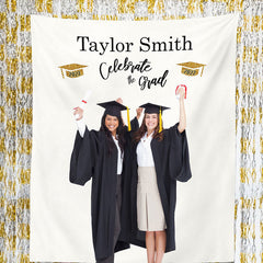 Lofaris Personalized High School College Graduation Backdrop Banner