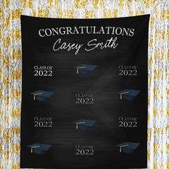 Lofaris Personalized High School Graduation Backdrop Banner