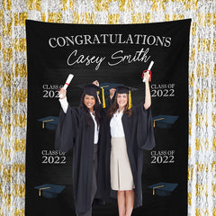 Lofaris Personalized High School Graduation Backdrop Banner