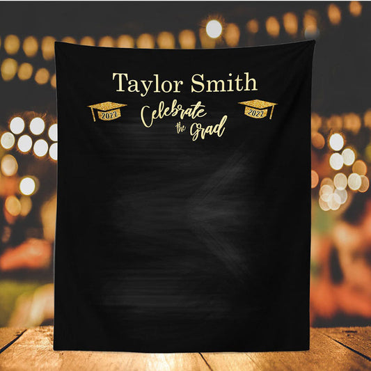Lofaris Personalized High School Graduation Backdrop Decor