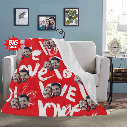 Lofaris Personalized Love Couples Blanket For Valentine¡¯s Day