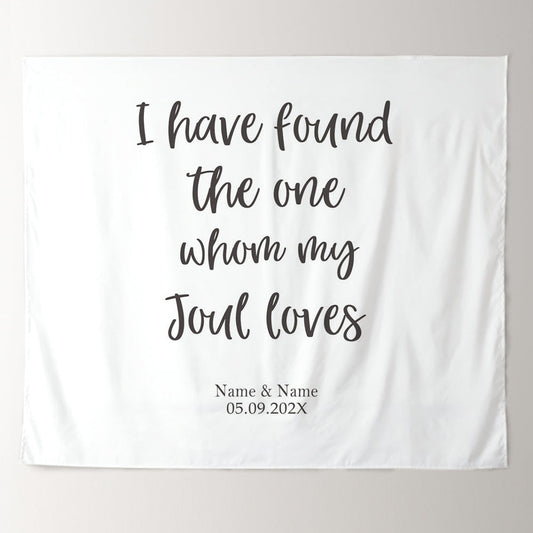 Lofaris Personalized My Loves Wedding Backdrop Decor Banner