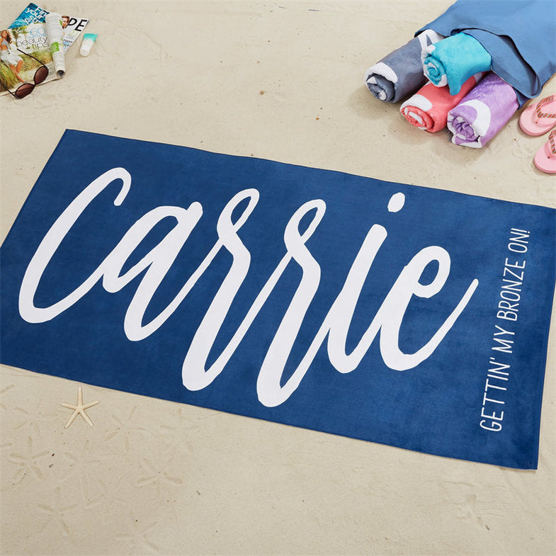 Personalized Beach Towels Gift for Summer