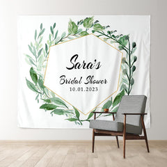 Lofaris Personalized Rustic Bridal Shower Wedding Backdrop Decor