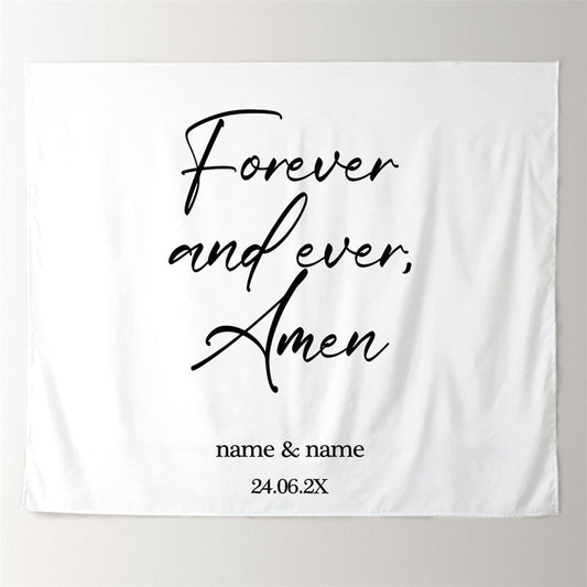 Lofaris Personalized Rustic Wedding Backdrop Decor