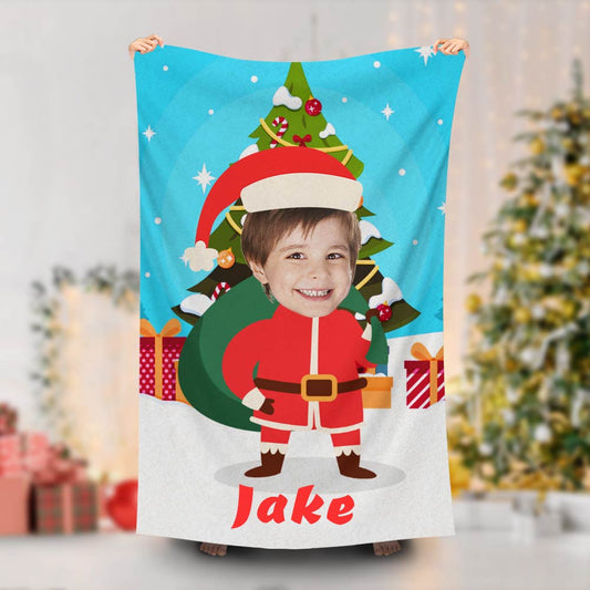 Lofaris Personalized Santa With Gifts Pack Beach Towel