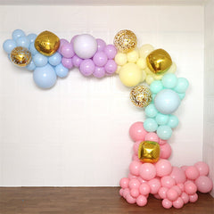 Lofaris Pink 119 Pack Balloon Arch Kit | DIY Party Decorations - Gold | Blue