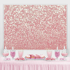 Lofaris Pink and Golden Glitter Bokeh Backdrop for Photoshoot