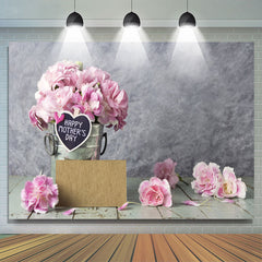 Lofaris Pink and White Florals Happy Mothers Day Backdrop