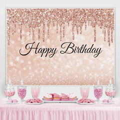 Lofaris Pink bokeh flash chip birthday photo backdrop for girl