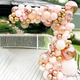 Load image into Gallery viewer, Lofaris Pink DIY 96 Pack Balloon Arch Kit | Party Decorations - Gold | White