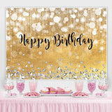 Load image into Gallery viewer, Lofaris Pink Gorgeous Bokeh Diamond Happy Birthday Backdrop