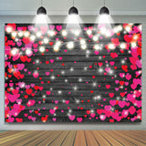 Load image into Gallery viewer, Lofaris Pink Love And Light With Wood Backdrop For Valentines