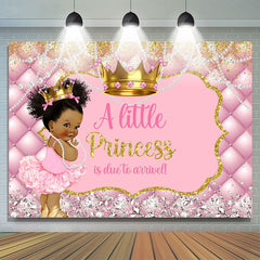 Lofaris Pink Princess Is Due To Arrived Baby Shower Backdrop