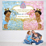 Load image into Gallery viewer, Lofaris Prince Or Princess Baby Shower Backdrop For Party