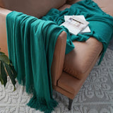 Load image into Gallery viewer, Lofaris Pure Color Knitted Blanket Decorated Sofa Cover