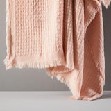 Load image into Gallery viewer, Lofaris Pure Color Knitted Blanket Jacquard Warp Knitting Decoration