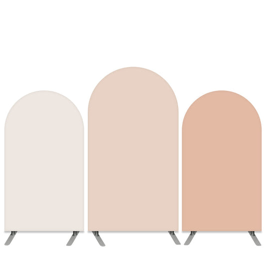 Lofaris Pure Pink Grey Double Side Birthday Arch Backdrop Kit