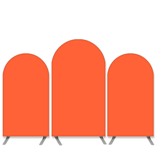 Lofaris Pure Color Theme Orange Birthday Party Arch Backdrop Kit