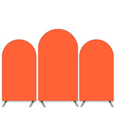 Lofaris Pure Color Theme Orange Birthday Party Arch Backdrop Kit