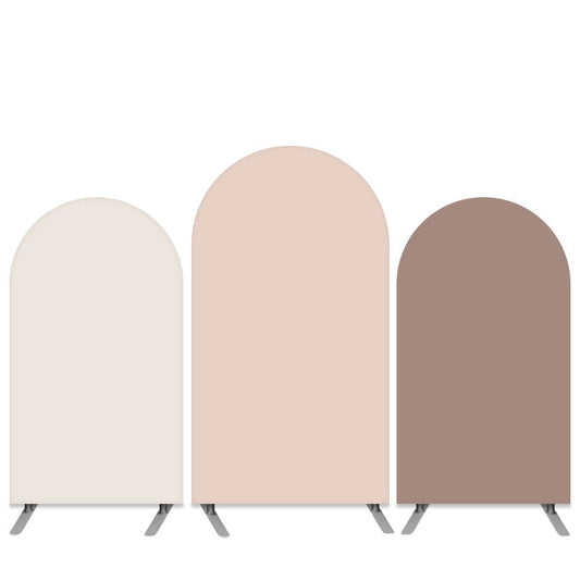 Lofaris Pure Pink Yellow Double Side Birthday Arch Backdrop Kit