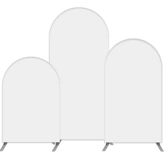 Lofaris Pure White Set Of 3 Double Sided Party Arch Backdrop Kit