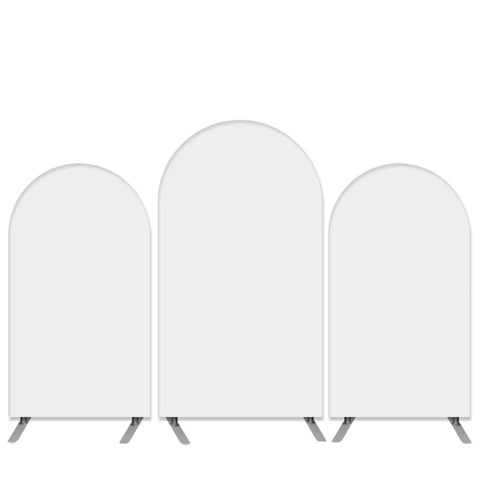 Lofaris Pure White Theme Double Sided Arch Backdrop Kit For Birthday