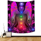 Load image into Gallery viewer, Lofaris Purple faith Divination Pattern Abstract Wall Tapestry