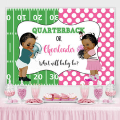 Lofaris Quarterback Or Cheerleader Backdrop For Baby Shower