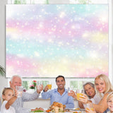 Load image into Gallery viewer, Lofaris Rainbow Glitter Birthday Backdrop for Party