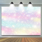 Load image into Gallery viewer, Lofaris Rainbow Glitter Birthday Backdrop for Party