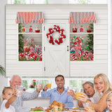 Load image into Gallery viewer, Lofaris Red Balloon Candy Window And Door Christmas Theme Backdrop