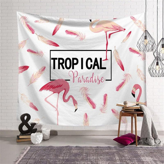 Lofaris Red-Crowned Crane Room Dorm Decoration Wall Tapestry