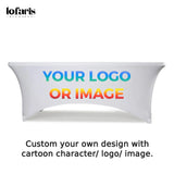 Load image into Gallery viewer, Lofaris Red Plaid Custom Stretch Table Cover For Party