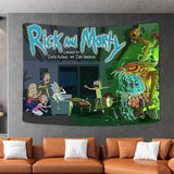 Load image into Gallery viewer, Lofaris Rick And Morty Funny Anime Still Life Wall Tapestry