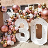 Load image into Gallery viewer, Lofaris Rose Gold 148 Pack Balloon Arch Kit | Party Decorations - White