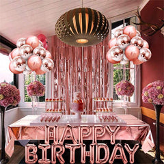 Lofaris Rose Gold Birthday Balloon Decoration for Girls Women