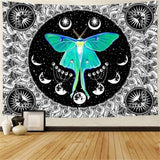 Load image into Gallery viewer, Lofaris Round Mandala Butterfly Pattern Family Wall Tapestry