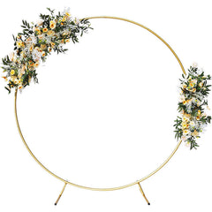 Lofaris Round Metal Sturdy Backdrop Stand for Decoration