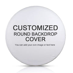 Lofaris Round Pink Flowers Unicorn Themed Baby Shower Backdrop