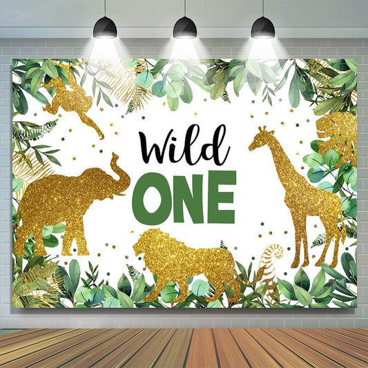 Lofaris Safari Forest Boho Happy 1St Birthday Backdrop