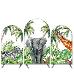Lofaris Safari Theme Animals Arch Backdrop Kit for Birthday
