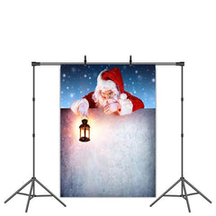 Lofaris Santa Claus Christmas Snowflake Photoshoot Backdrop Decoration