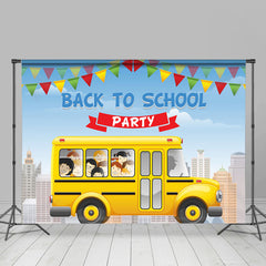 Lofaris School Bus Back to Party Photoshoot Backdrops