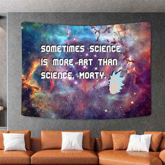 Lofaris Science Theme Galaxy Anime Landscape Wall Tapestry