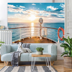 Lofaris Sea Ocean Theme Yacht Travel Birthday Party Backdrop