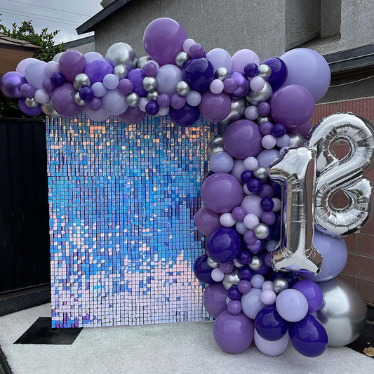 Lofaris Shimmer Panels Wall Backdrop Party Decoration For House Birthday Dancing