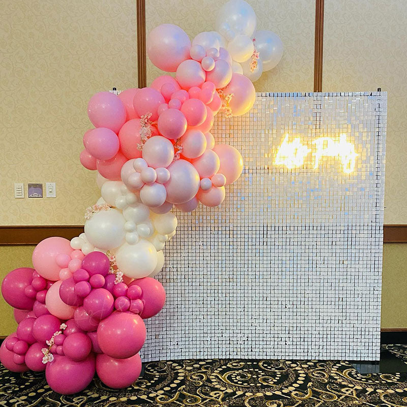 Lofaris Shimmer Panels Wall Backdrop Party Decoration Use For Grades Prom Dance