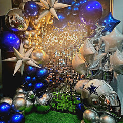 Lofaris Shimmer Panels Wall Backdrop Party Decoration Use For Grades Prom Dance